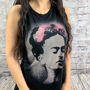Black Graphic Top